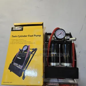 Foot Pump Rolson Double Cylinder 100psi Cars Tire Floor Bike Pumps