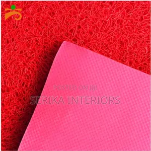 PVC Red Spaghetti Mats Bathroom Mats