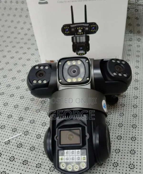 Available 4G Simcard V380 PTZ Smart Camera 3 Lens