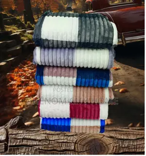 Checked Warm Velvet Fleece Blankets