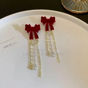 Vintage Long Drop Earrings.