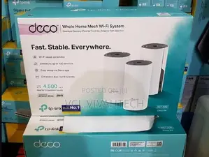 Tp-Link Deco E4 Ac1200 Whole Home Mesh Wi-Fi System (3 Pack