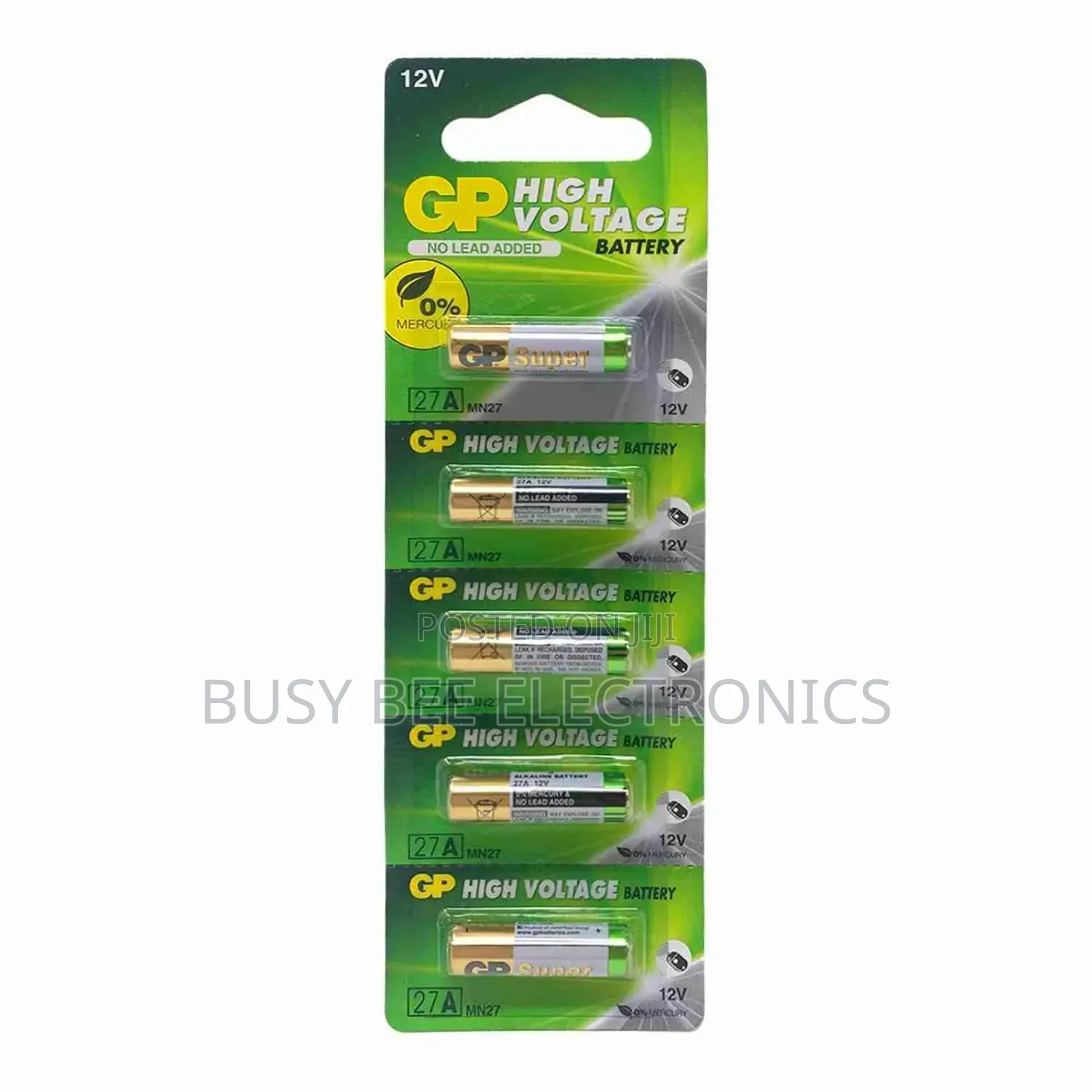 Gp High Voltage Battery 12v 27a