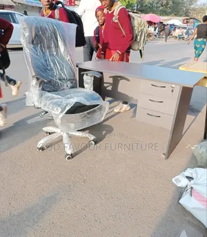 High Quality 1 Meter Office Table With Leather Chair Tx3qk