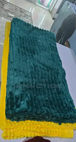 Jungle Green Fleece Velvet Blanket/Warmer