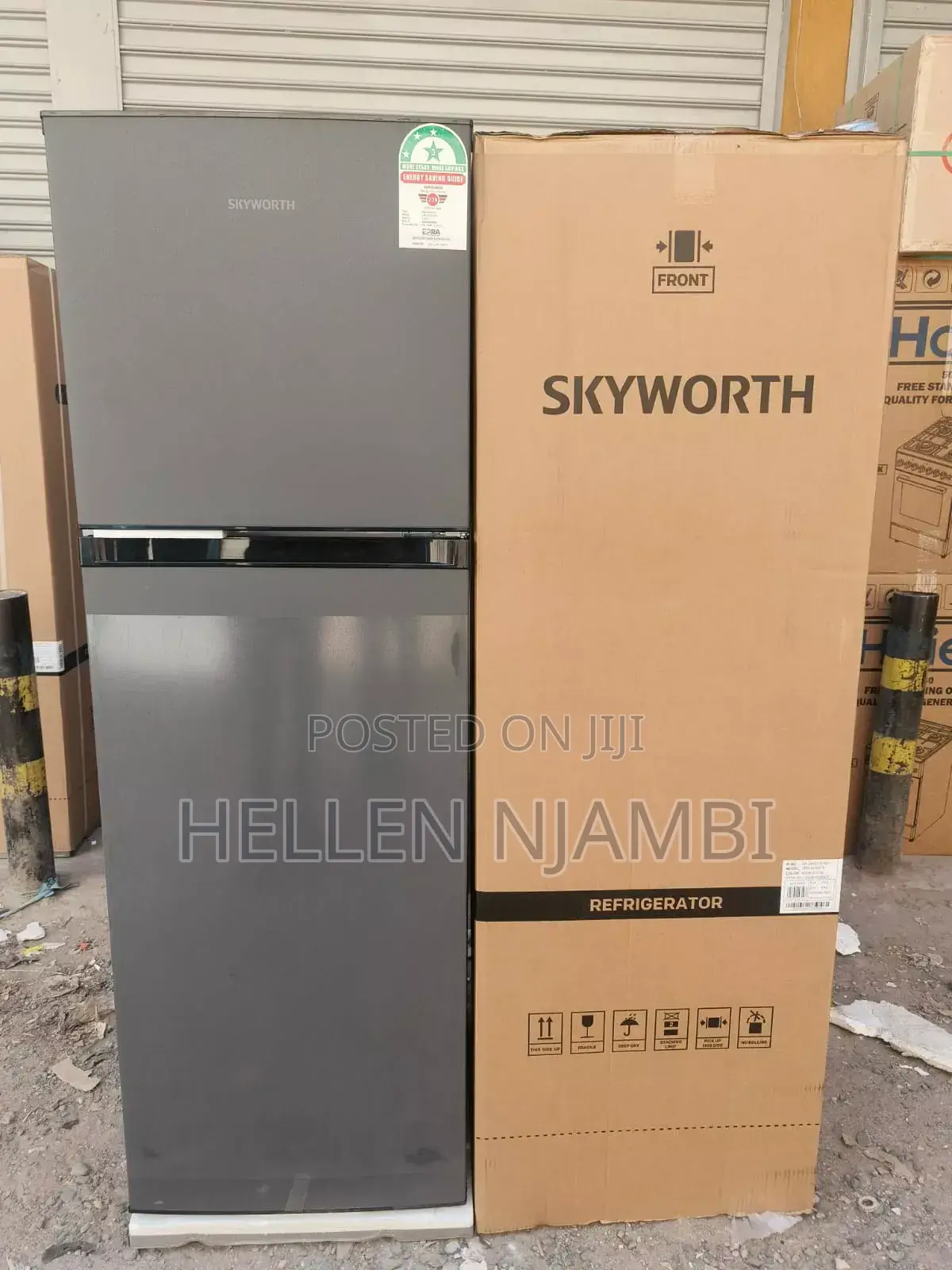 Skyworth 280L Double Door Fridge