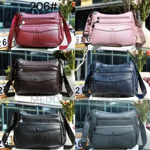 Ladies Maroon/Coffee Brown Handbags