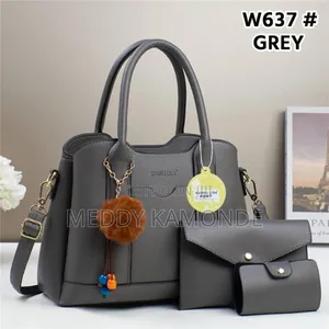 Fancy Grey/Beige Handbags