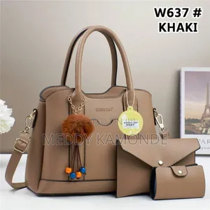 Fancy Grey/Beige Handbags