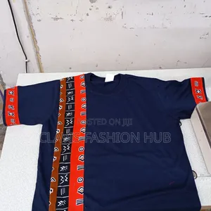 Unisex African T-Shirt With Kitenge Patterns