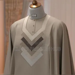 Biege West African Agbada Wear for Men VSGSJWJG