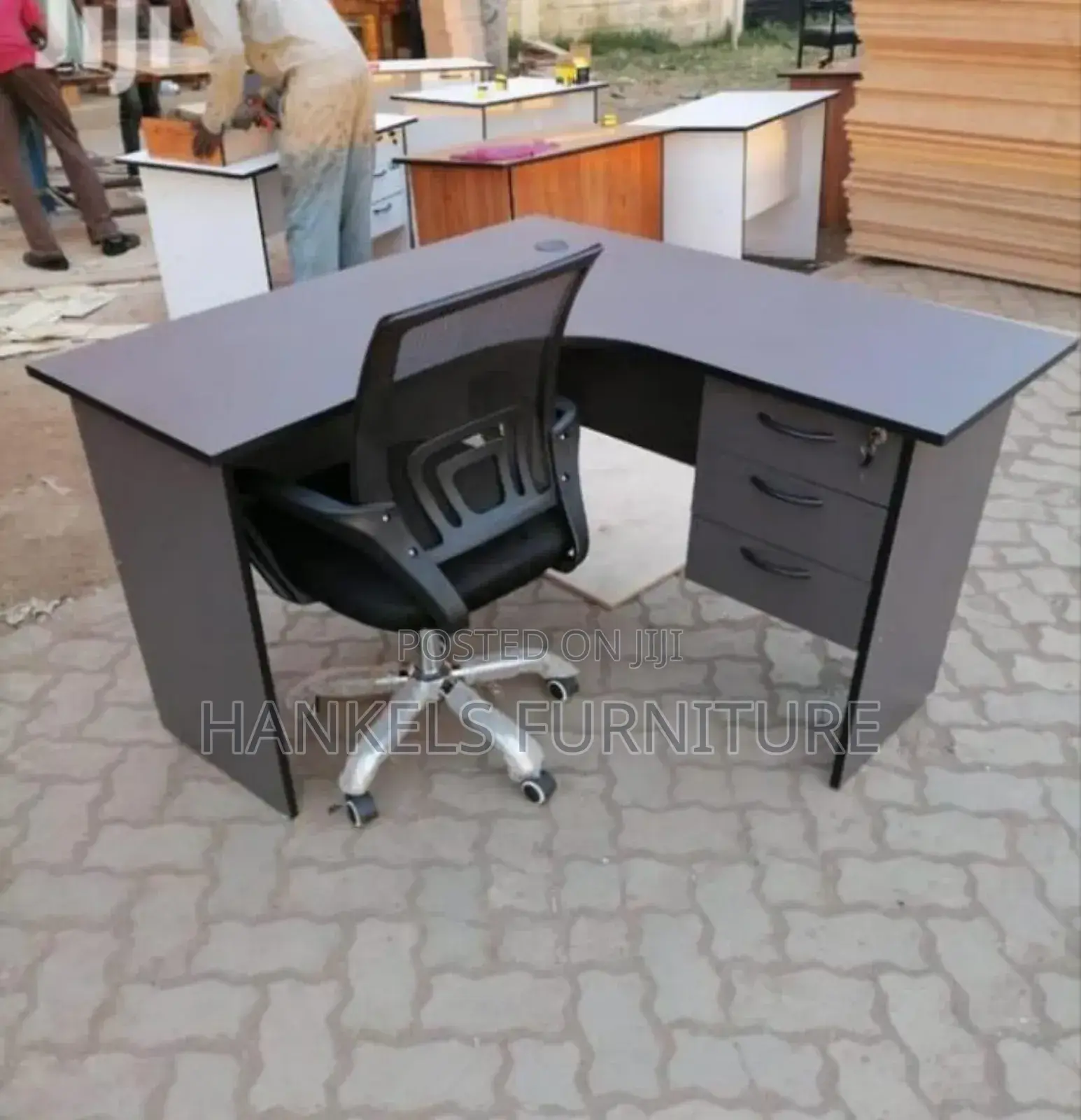 L Shape and Chair