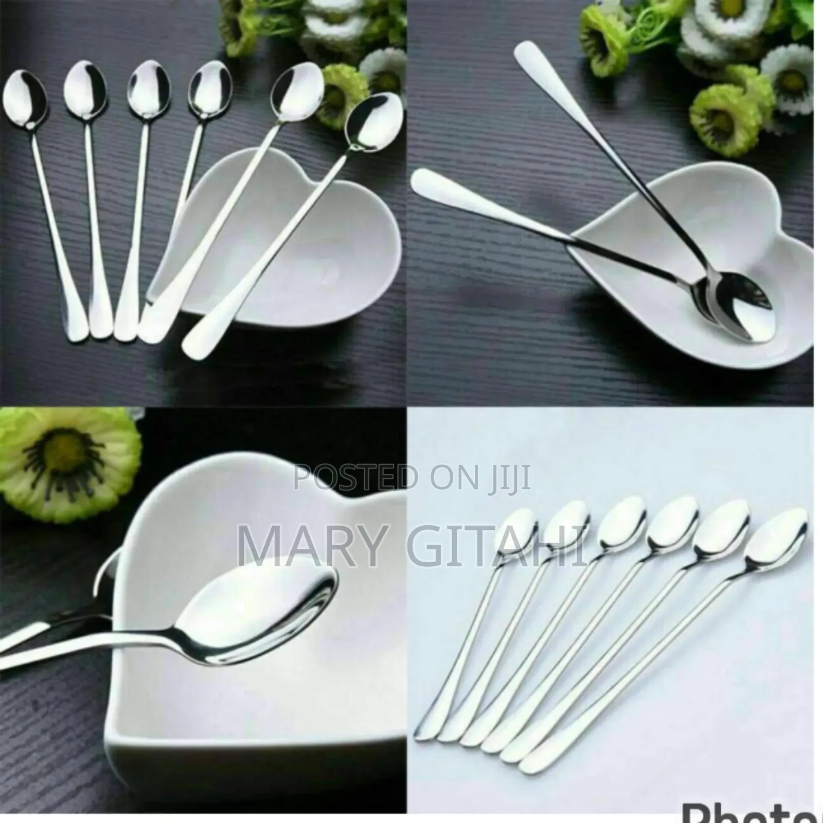6 Pc Tea Long Spoon 
 at 