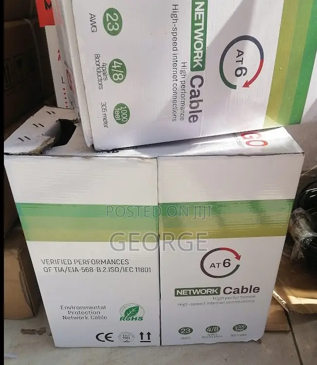  at Cat 6 Cable 305 M Networking Cable
