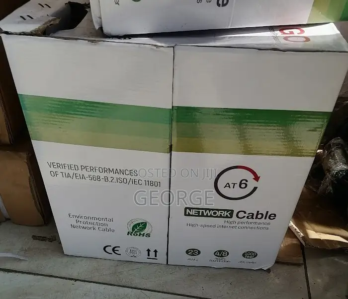 Premax Networking Cat6 Cable- UTP Indoor LAN Cable 305M