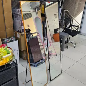 Standing Mirrors With Metallic Frame