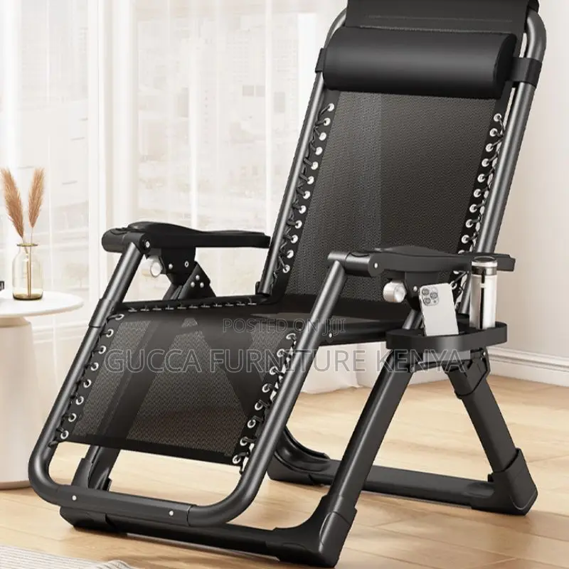 Home Chairs:Scratch-Durable Silver Cushioned Fold Away Chair