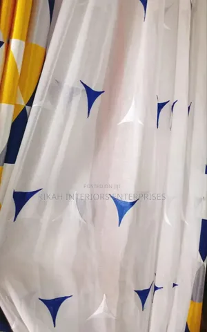 Quality Sheer With Blue Details