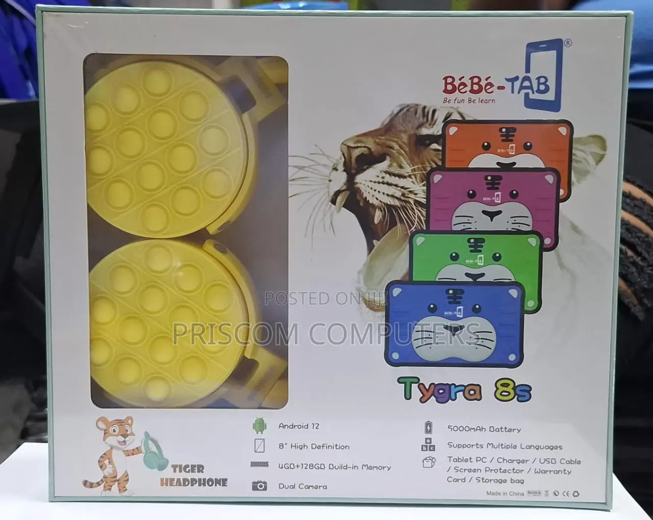 Bebe Tab Tygra-8s Kids Tablet