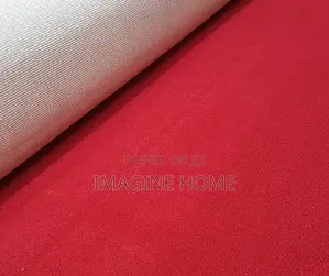 Red and Nevy Blue Wall to Wall Carpet