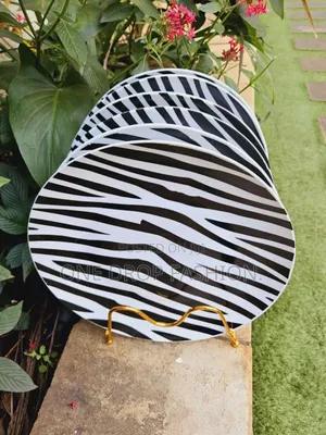 Zebra Deseign Ceramic Plates