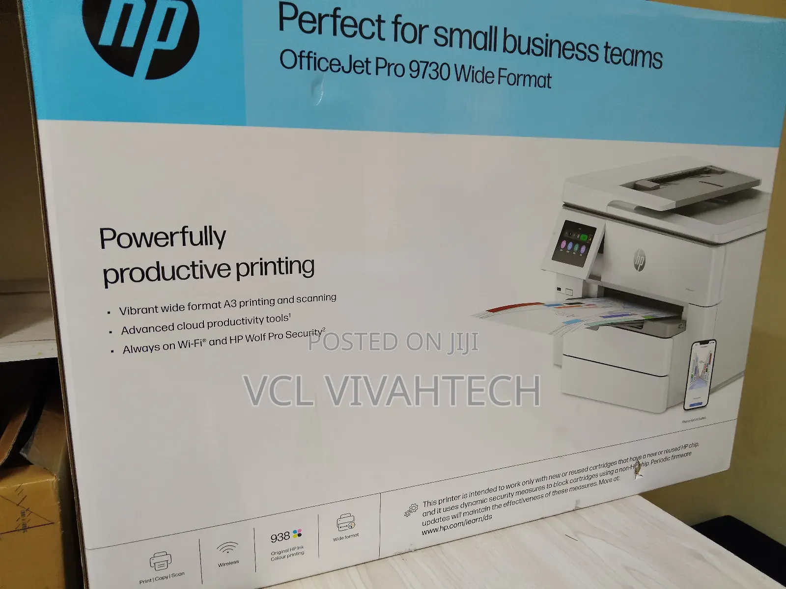 Hp Officejet Pro 9730 Wide Format All-in-One Printer