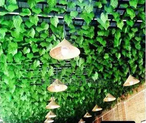 Ceiling Decor With Artificial Green Fence
