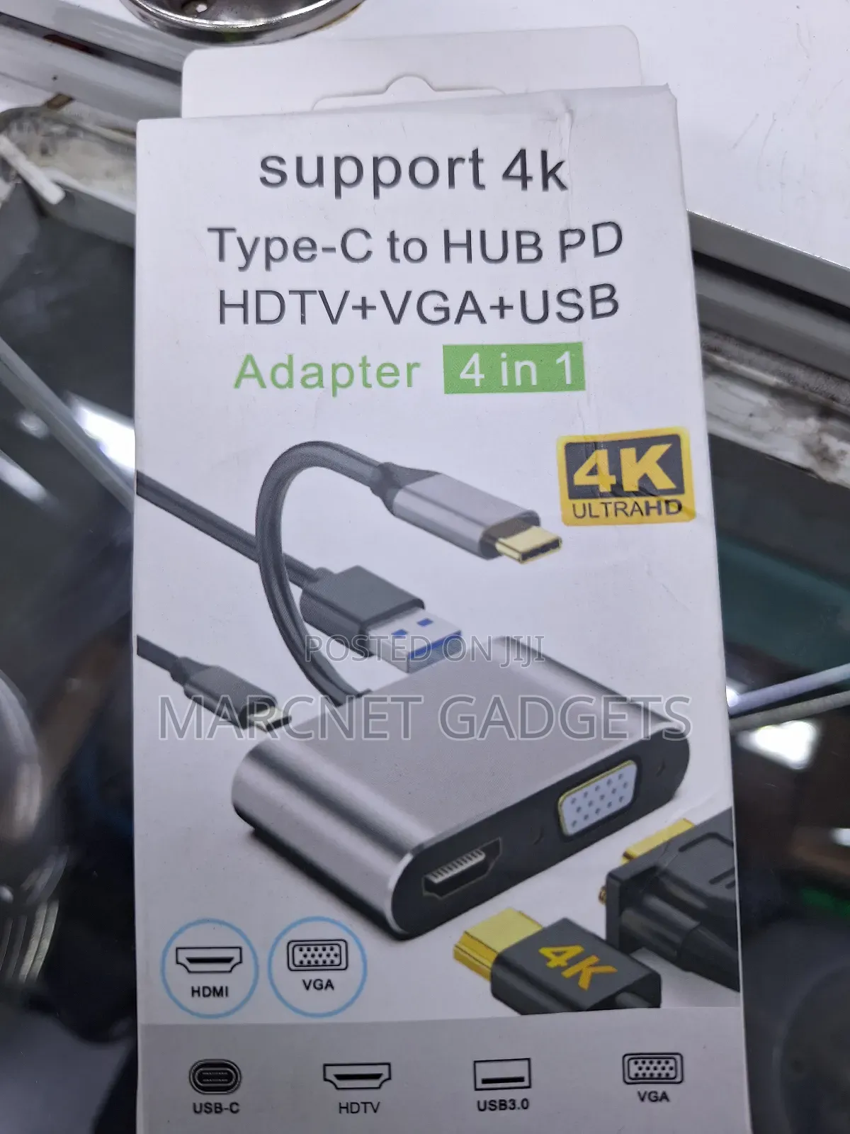  Usb Type C Hub Includes PD Type C, HDMI, VGA and Usb 3.0