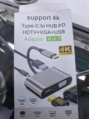  Usb Type C Hub Includes PD Type C, HDMI, VGA and Usb 3.0