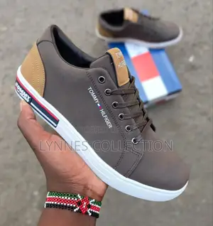 Tommy Hilfiger Brown and Black Shoes