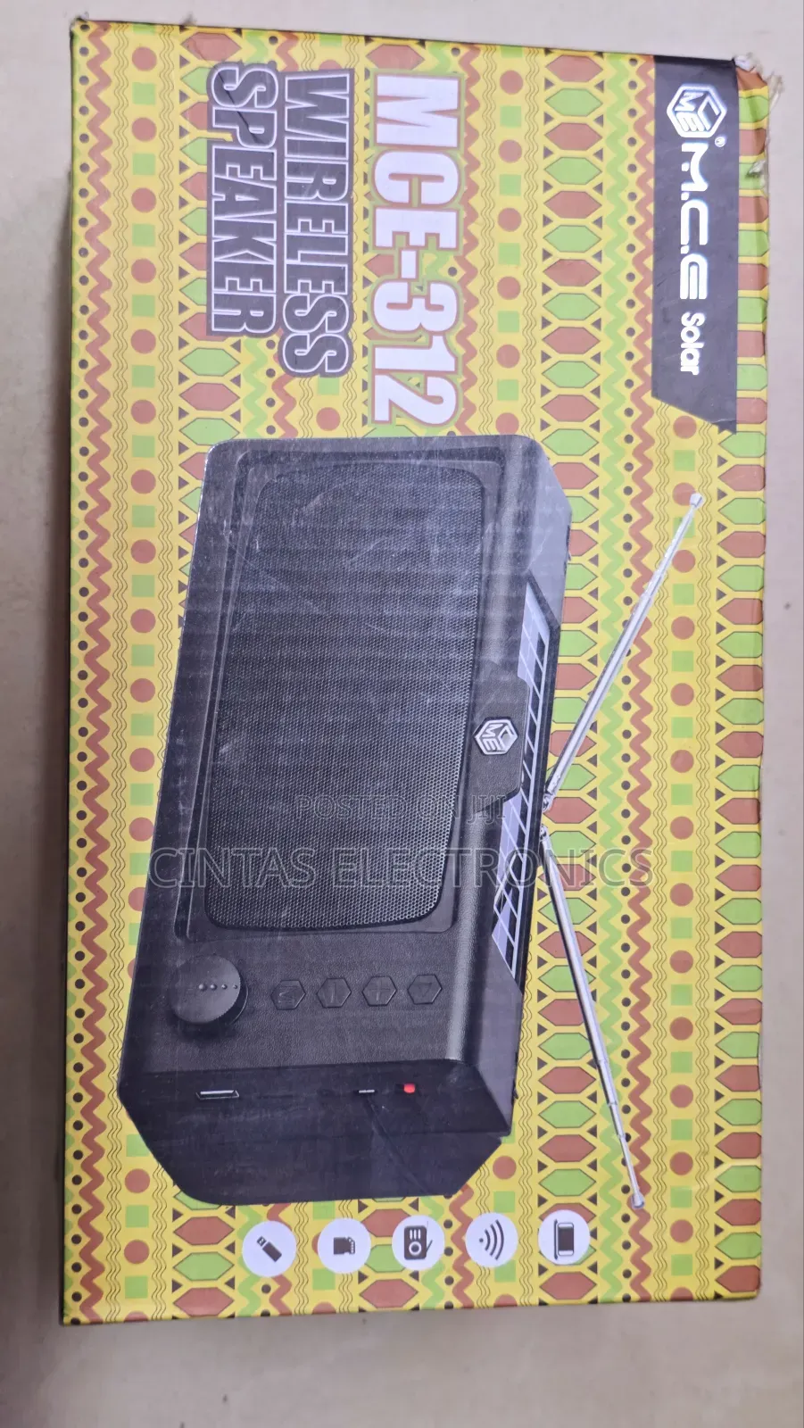 MCE -312 Solar Wireless Speaker
