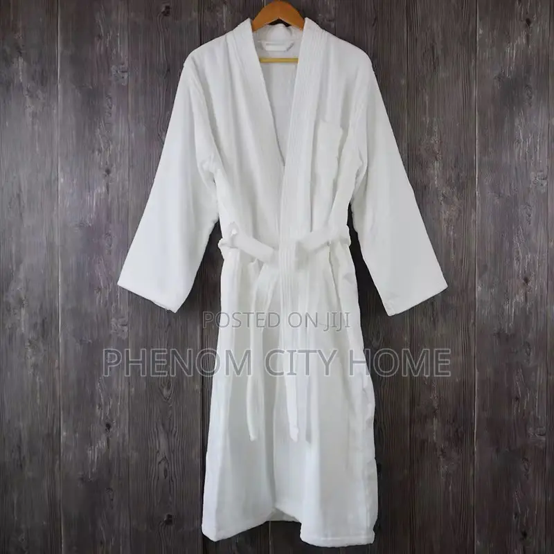 White Bathrobes Available In All Sizes