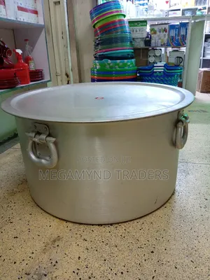 250 LTR Aluminium Sufuria Commercial/ Imported School Sufuria