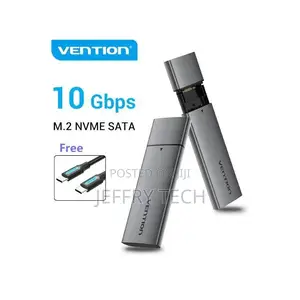 Vention M.2 Nvme SSD Enclosure (USB 3.1 Gen 2-C) Gray Alumin