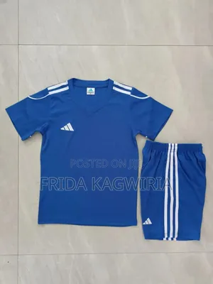 Blue Football Jersey For Kids And Adults