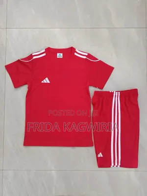 Red Soccer Jersey For Kids And Adults (8 Years And Above)