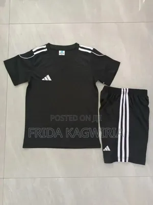 Black Football Jersey ( 7 Years And Above)
