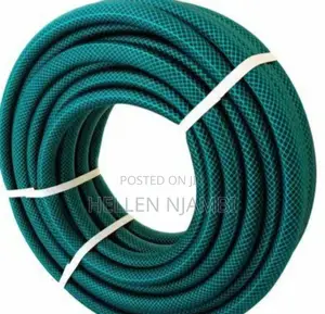 Braided Water Hose Pipe, Green Size: 1/2" X 50 MTS