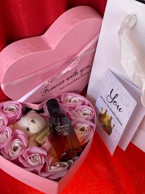 Pink Valentine's Floral Pack With Bear