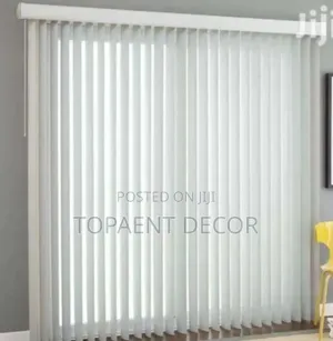 Milk White Vertical Office Curtain Blinds