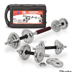 *15kg (Ctn Package)* Chrome Dumbells*