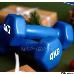 4kgs Dipped Plastic Dumbbells 2peice