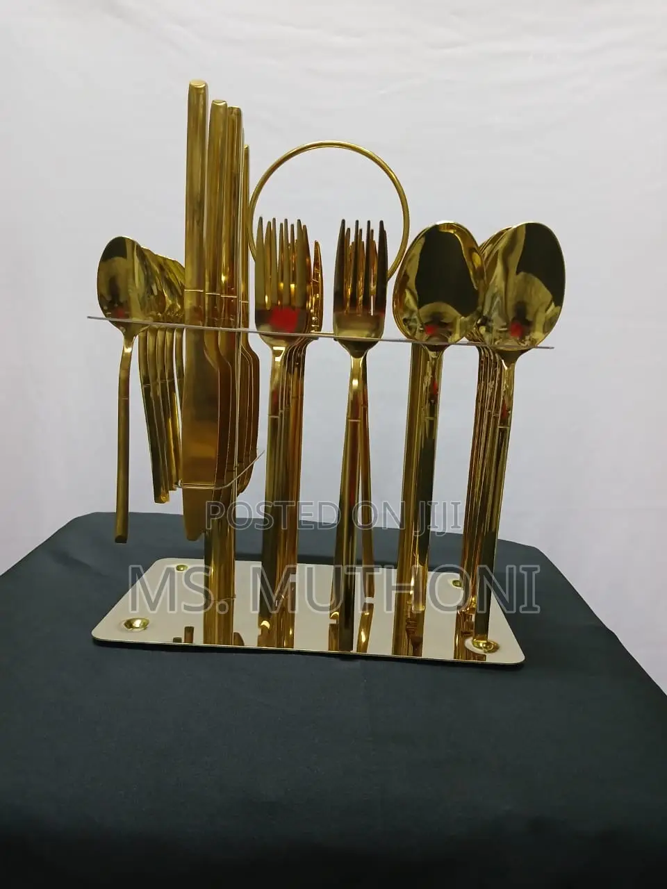 Luxury 36pcs Gold Cutlery Set