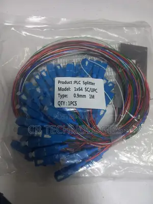 1x64 Fiber PLC Splitter With SC/UPC Connectors