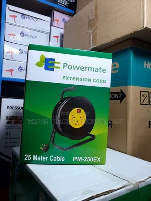 3 Port.
Powermate Extension Cord Reel 25m 1mm