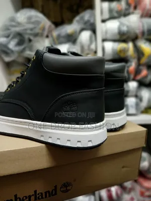 Timberland Boots Black/White