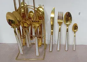 Gold 24 Pieces Cutlery Set 