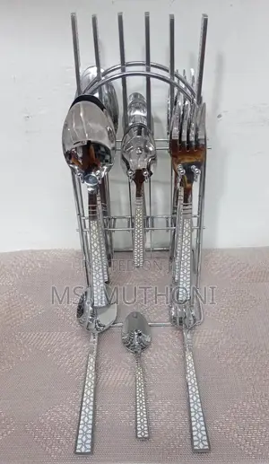 Silver Cutlery Set (25 Pieces )