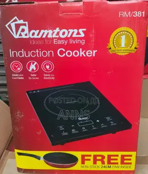 Ramtons Instant Induction Cooker Plus Pan
