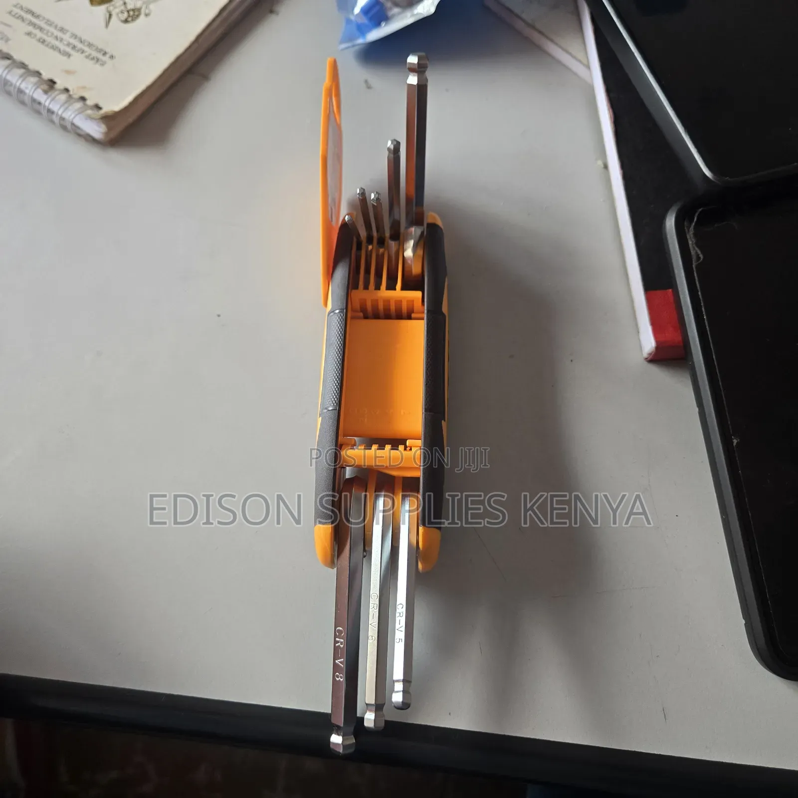 Hex Keys INGCO Folding Ball Point Hex Key Set 8pcs Allen Key